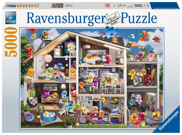 Produktbild: Puzzle Ravensburger GEL: Puppenhaus 5000 Teile