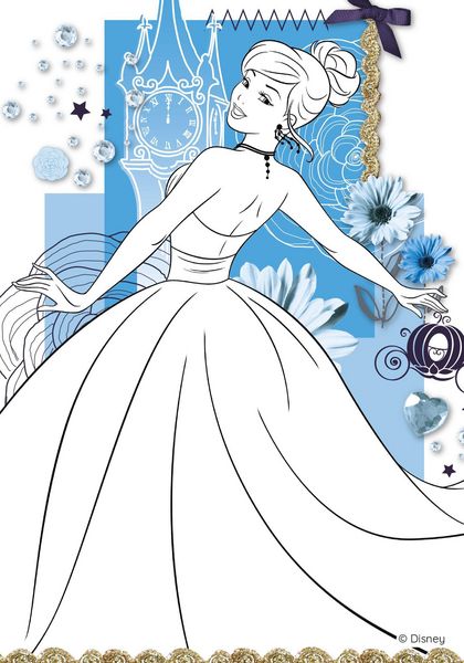 Produktbild: Disney Prinzessin: Mein liebster Styling-Spa&szlig;: Stickern, Malen, Stylen