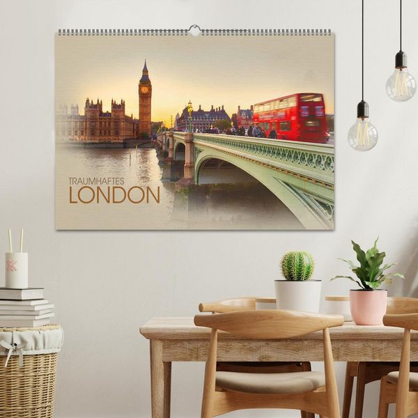 Produktbild: Traumhaftes London (Wandkalender 2026 DIN A2 quer), CALVENDO Monatskalender
