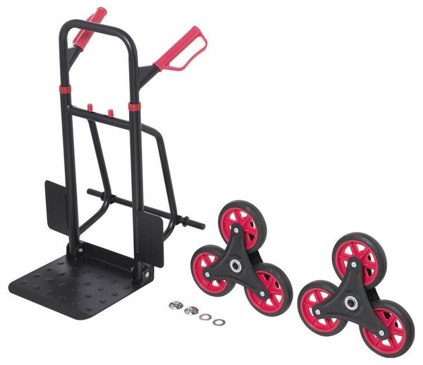 Produktbild: TOOLCRAFT TO-9650166 Treppenkarre klappbar, h&ouml;henverstellbar Stahl Traglast (max.): 150kg