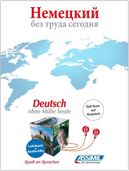 Produktbild: ASSiMiL ASSiMiL Deutsch ohne M&uuml;he heute / Assimil Hемецкий без труда сегодня  - Audio-Sprachkurs - Niveau A1-B2