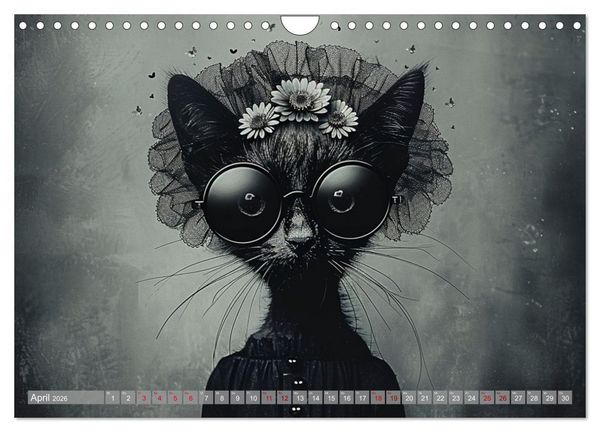 Produktbild: Miau-velous Momente (Wandkalender 2026 DIN A4 quer), CALVENDO Monatskalender