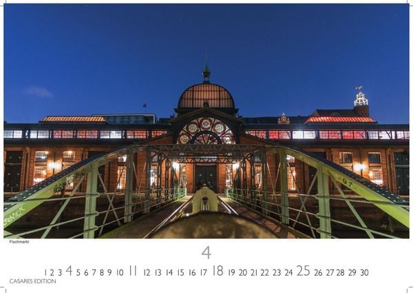 Produktbild: Hamburg Kalender 2027 &ndash; Wandkalender | Fotokalender Deutschland 50x35cm | mit stimmungsvollen Motiven von Hafen, Elbe, Speicherstadt und hanseatischem Flair