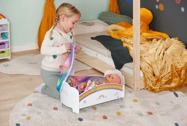Produktbild: BABY born Regenbogen Bett