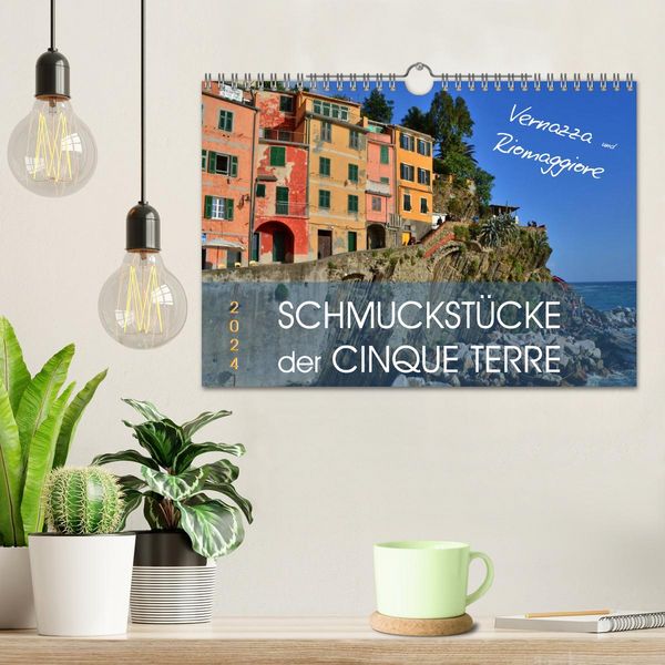 Produktbild: SCHMUCKST&Uuml;CKE der CINQUE TERRE (Wandkalender 2026 DIN A4 quer), CALVENDO Monatskalender