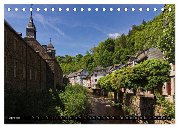 Produktbild: Stadtansichten, Monschau die Altstadt (Tischkalender 2026 DIN A5 quer), CALVENDO Monatskalender