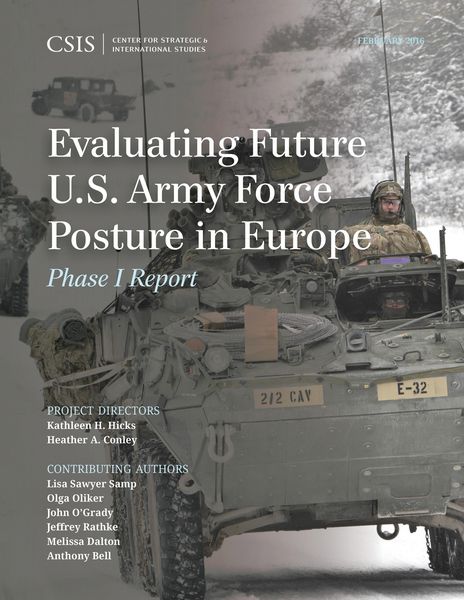 Produktbild: Evaluating Future U.S. Army Force Posture in Europe