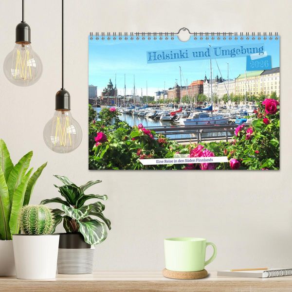 Produktbild: Helsinki und Umgebung - Eine Reise in den S&uuml;den Finnlands (Wandkalender 2026 DIN A4 quer), CALVENDO Monatskalender