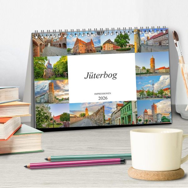 Produktbild: J&uuml;terbog Impressionen (Tischkalender 2026 DIN A5 quer), CALVENDO Monatskalender
