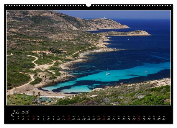 Produktbild: Korsika - Insel rauer Sch&ouml;nheit (Wandkalender 2026 DIN A2 quer), CALVENDO Monatskalender