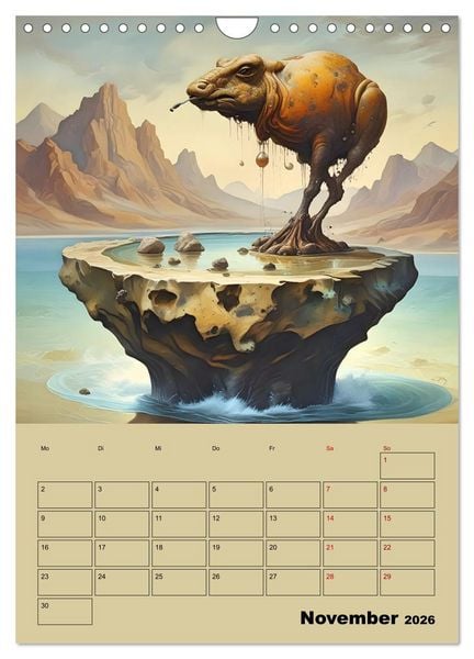 Produktbild: Surreale Fantasiewelten (Wandkalender 2026 DIN A4 hoch), CALVENDO Monatskalender