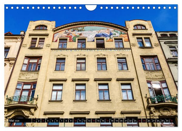 Produktbild: Jugendstilarchitektur - ein Bilderbogen quer durch Europa (Wandkalender 2026 DIN A4 quer), CALVENDO Monatskalender