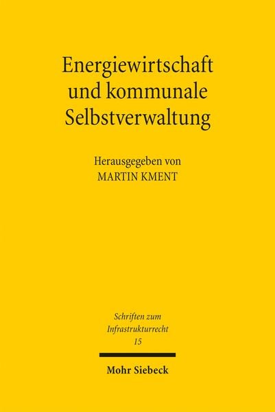 Produktbild: Energiewirtschaft und kommunale Selbstverwaltung