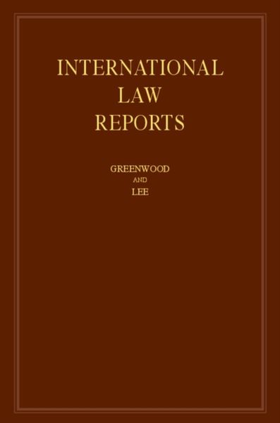 Produktbild: International Law Reports