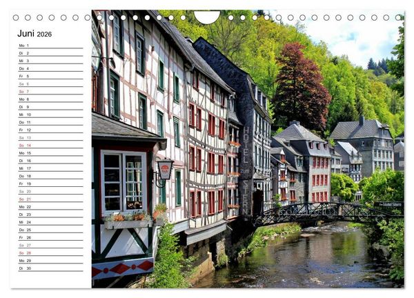 Produktbild: Die sch&ouml;nsten Orte der Eifel (Wandkalender 2026 DIN A4 quer), CALVENDO Monatskalender