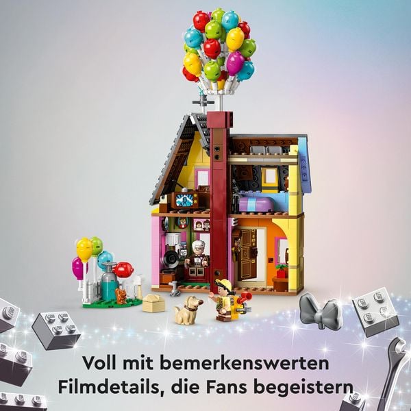 Produktbild: LEGO | Disney and Pixar Carls Haus aus &bdquo;Oben&ldquo;, baubares Spielzeug 43217