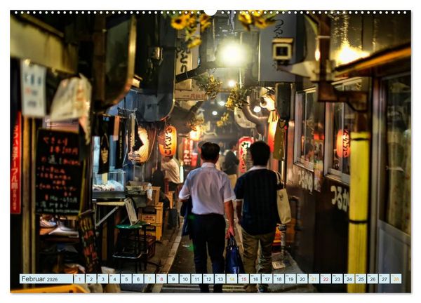 Produktbild: Tokio - Hightech und Menschenmassen (Wandkalender 2026 DIN A2 quer), CALVENDO Monatskalender