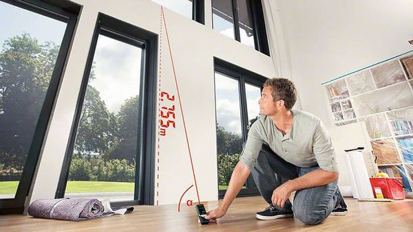 Produktbild: Bosch Home and Garden AdvancedDistance 50C Laser-Entfernungsmesser Bluetooth, Touchscreen 50 m