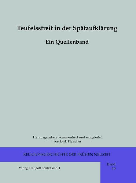 Produktbild: Teufelsstreit in der Sp&auml;taufkl&auml;rung