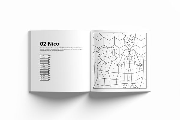 Produktbild: Malbuch f&uuml;r Weihnachten f&uuml;r Kinder ab 5 Jahren | MALEN NACH ZAHLEN | Magische Wichtel | Adventskalender-Buch
