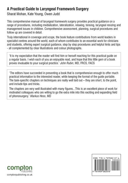 Produktbild: A Practical Guide to Laryngeal Framework Surgery