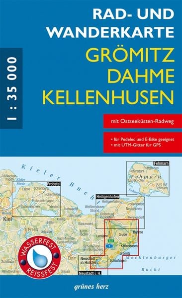 Rad- und Wanderkarte Grömitz, Dahme, Kellenhusen