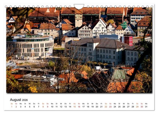Produktbild: Aus der Ferne: Schw&auml;bisch Hall 2026 (Wandkalender 2026 DIN A4 quer), CALVENDO Monatskalender