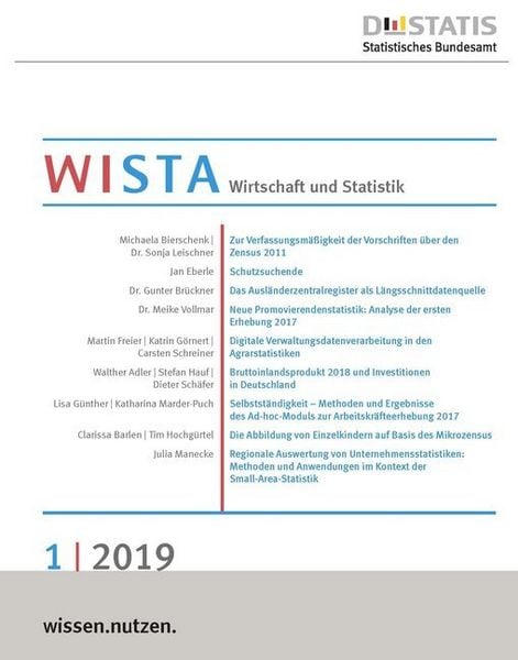 Produktbild: WISTA 1/2019
