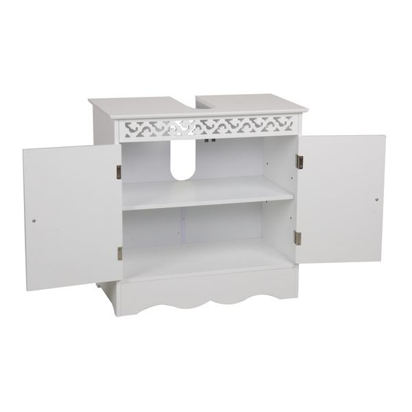 Produktbild: HTI-Line Waschbeckenunterschrank Miriam 7585 wei&szlig; MDF Waschbeckenunterschrank Miriam 7585 wei&szlig; MDF