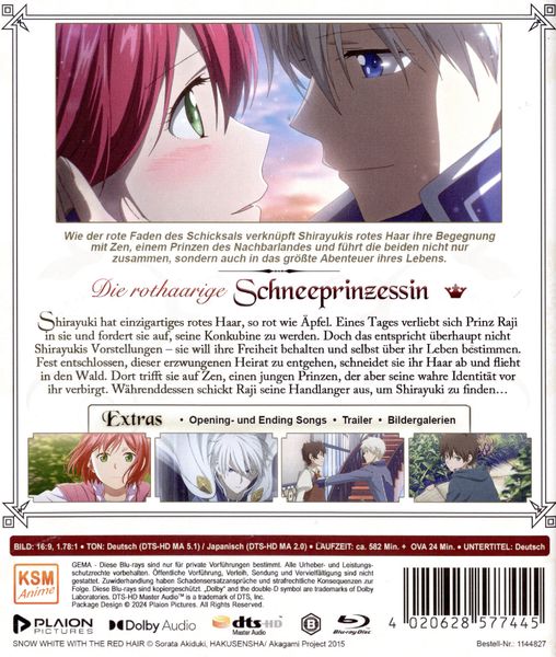 Produktbild: Die rothaarige Schneeprinzessin - Complete Edition [6 BRs]