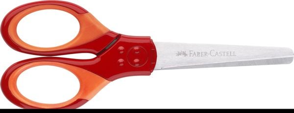 Produktbild: Faber-Castell Schulschere Grip rot