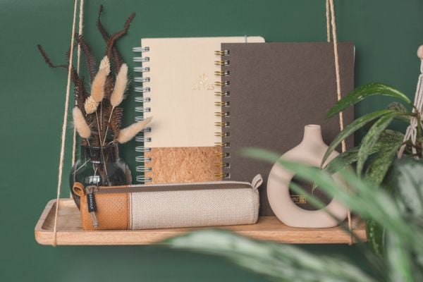 Produktbild: Brunnen Notizbuch Wire-O A5 dotted chocolat
