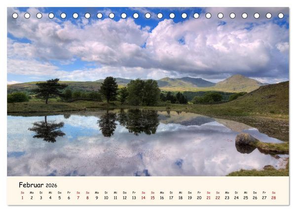 Produktbild: Lake District England (Tischkalender 2026 DIN A5 quer), CALVENDO Monatskalender