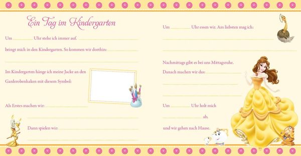 Produktbild: Disney Prinzessin Kindergartenalbum