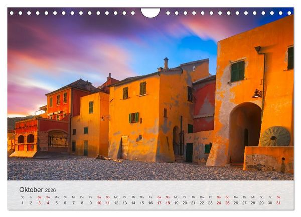 Produktbild: Varigotti - K&uuml;stensch&ouml;nheit Liguriens (Wandkalender 2026 DIN A4 quer), CALVENDO Monatskalender