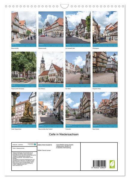 Produktbild: Celle in Niedersachsen (Wandkalender 2026 DIN A3 hoch), CALVENDO Monatskalender