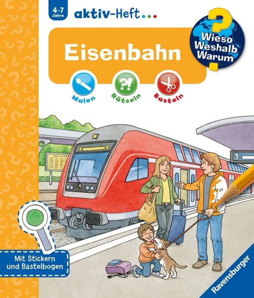 Produktbild: Wieso? Weshalb? Warum? aktiv-Heft - Eisenbahn