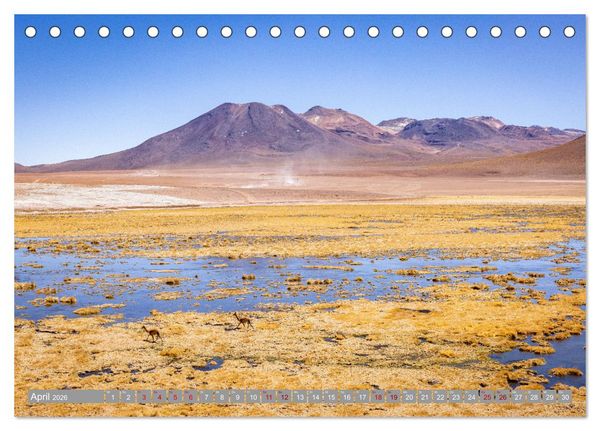 Produktbild: Chile - S&uuml;damerikas Geheimtipp im Farbrausch (Tischkalender 2026 DIN A5 quer), CALVENDO Monatskalender