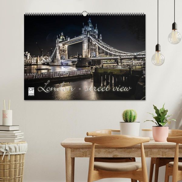 Produktbild: London - street view (Wandkalender 2026 DIN A2 quer), CALVENDO Monatskalender