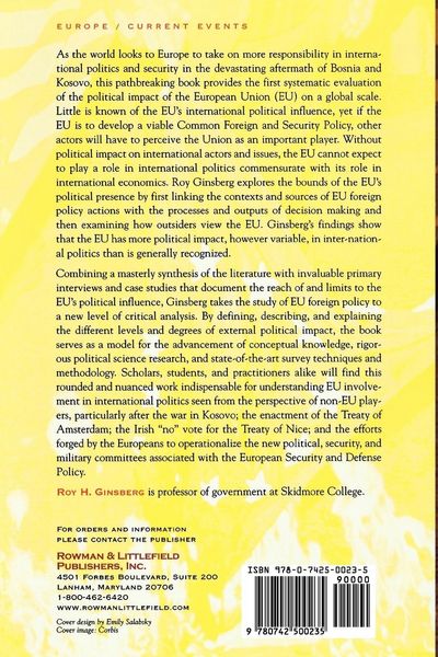 Produktbild: European Union in International Politics
