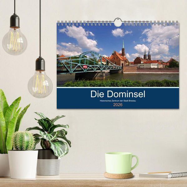 Produktbild: Die Dominsel - Historisches Zentrum der Stadt Breslau (Wandkalender 2026 DIN A4 quer), CALVENDO Monatskalender