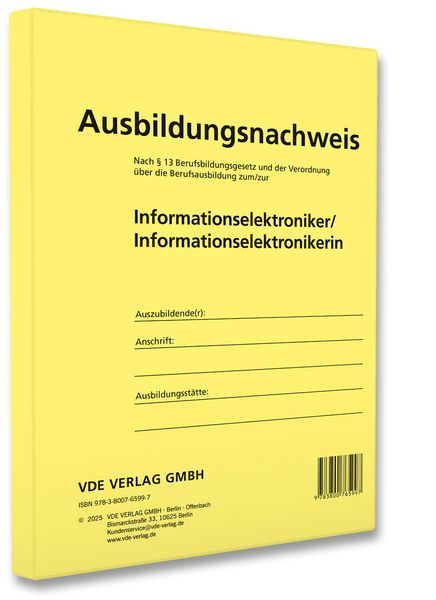 Produktbild: Ausbildungsnachweis Informationselektroniker/ Informationselektronikerin
