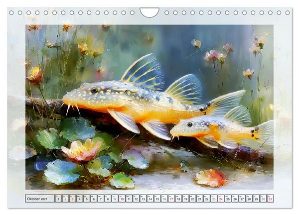 Produktbild: Aquariumfische. Farbenpracht im S&uuml;&szlig;wasserbecken (Wandkalender 2027 DIN A4 quer), CALVENDO Monatskalender
