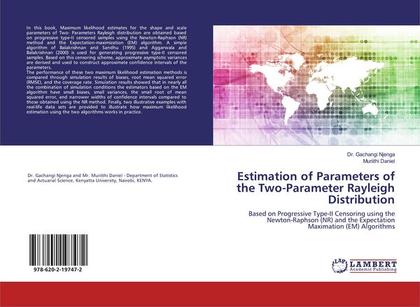 Produktbild: Estimation of Parameters of the Two-Parameter Rayleigh Distribution