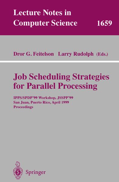 Produktbild: Job Scheduling Strategies for Parallel Processing