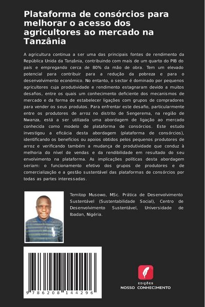 Produktbild: Plataforma de cons&oacute;rcios para melhorar o acesso dos agricultores ao mercado na Tanz&acirc;nia