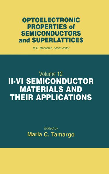 Produktbild: II-VI Semiconductor Materials and their Applications