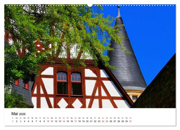 Produktbild: Deutschlands Burgen - Burgen, Schl&ouml;sser und Ruinen (hochwertiger Premium Wandkalender 2026 DIN A2 quer), Kunstdruck in Hochglanz