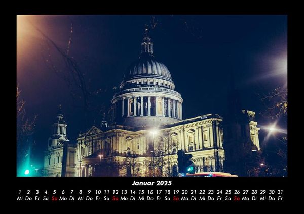 Produktbild: London 2025 Fotokalender DIN A3