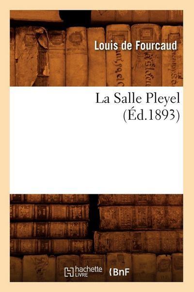 Produktbild: La Salle Pleyel (&Eacute;d.1893)